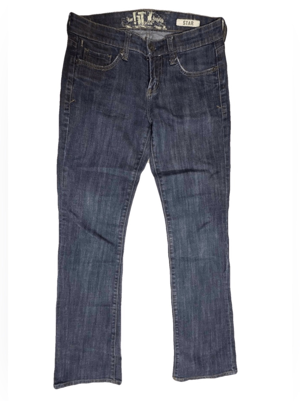 !it jeans Women Straight Leg Jeans - Dark Blue Wash